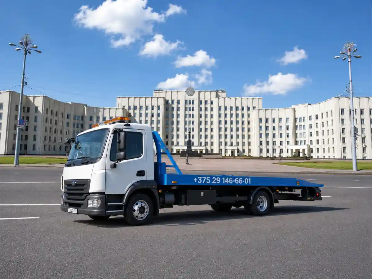 Эвакуатор Авто Хелп прибыл к автомобилю в Могилёве